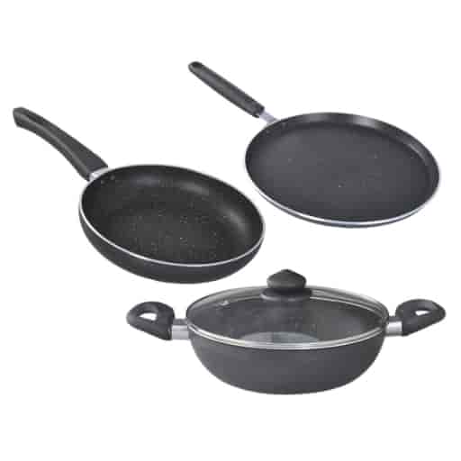Prestige 36316 Omega Deluxe Granite Build Kitchen 3Pc Set