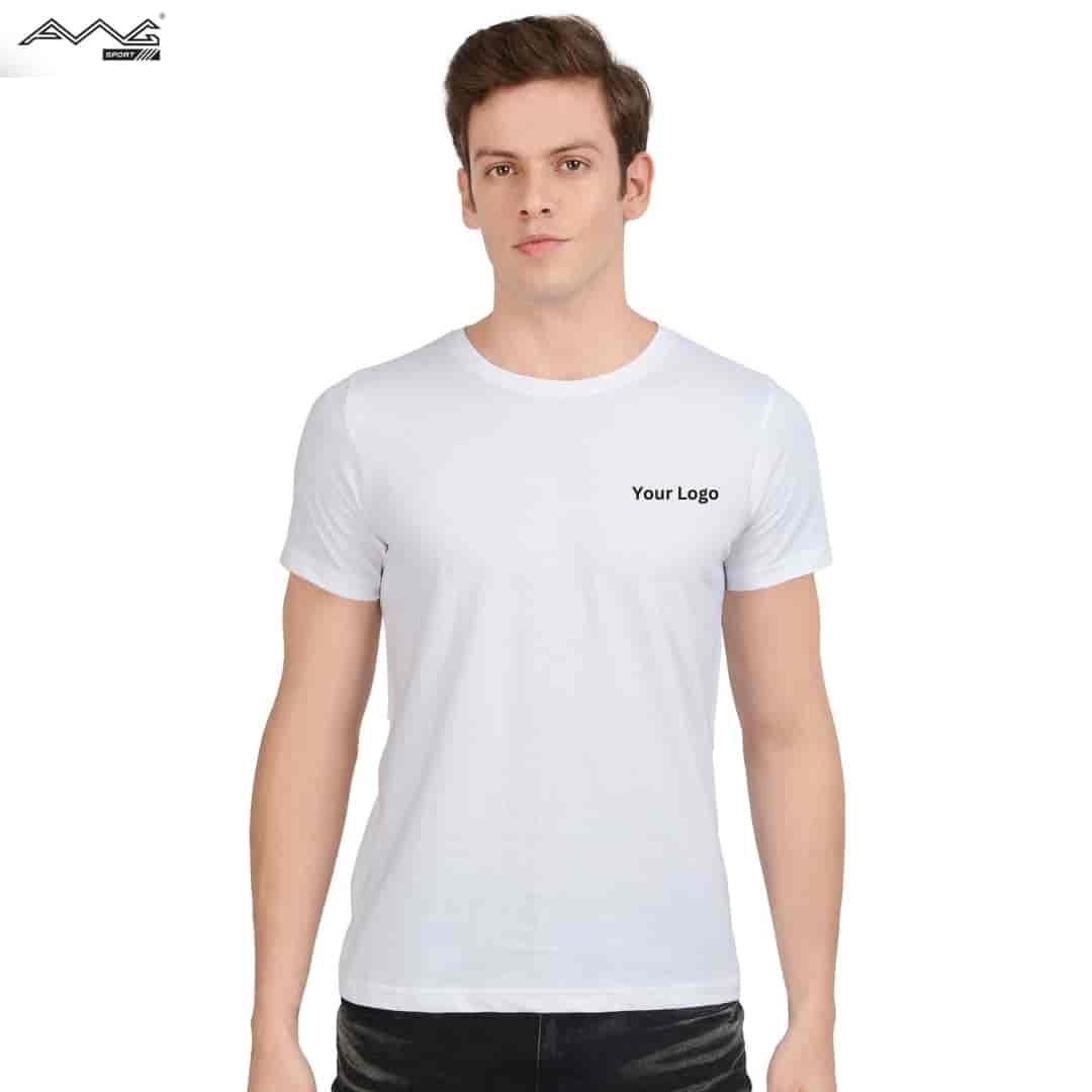 Awg Cotton Round Neck Super Bio T Shirt White