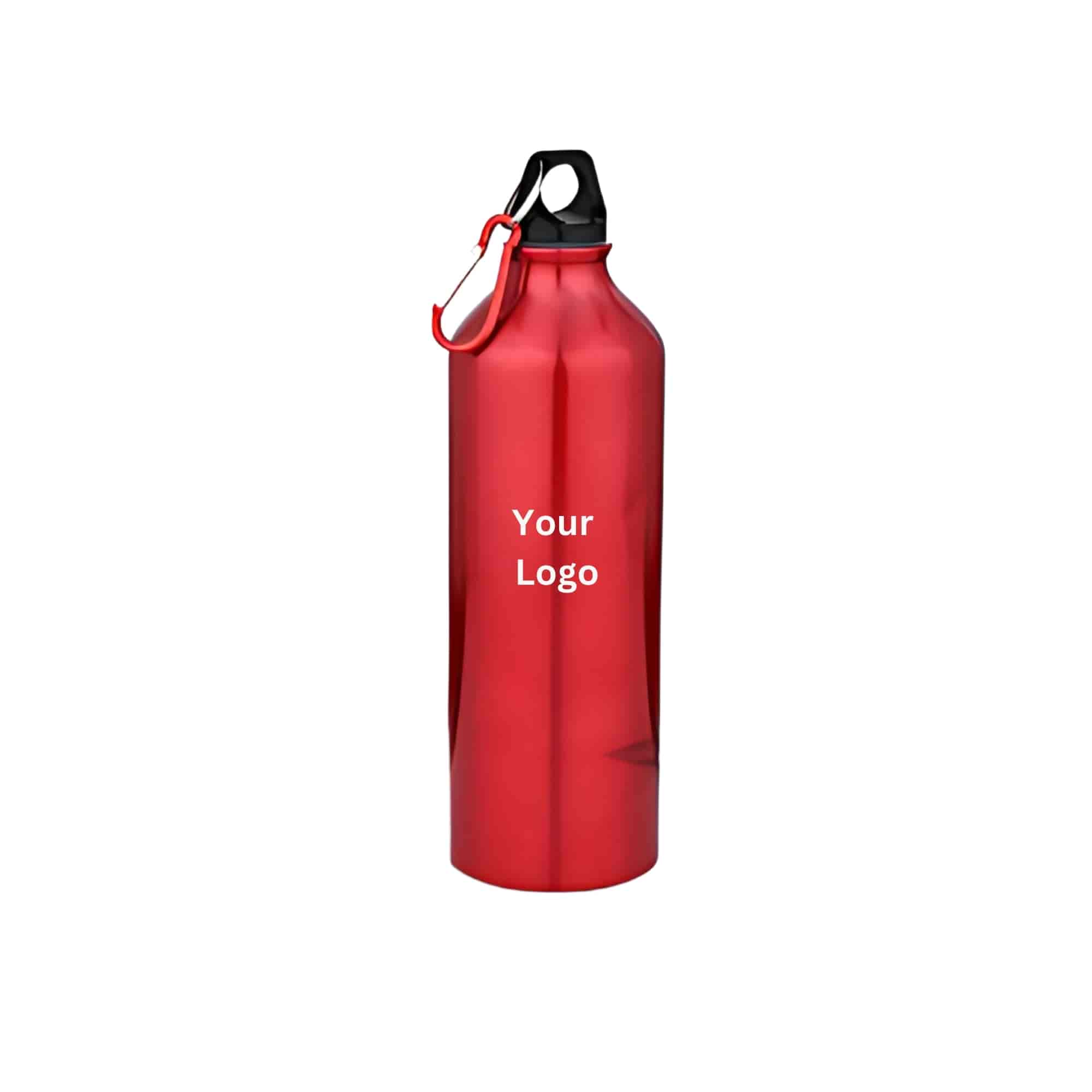 Red Aluminium Bottle