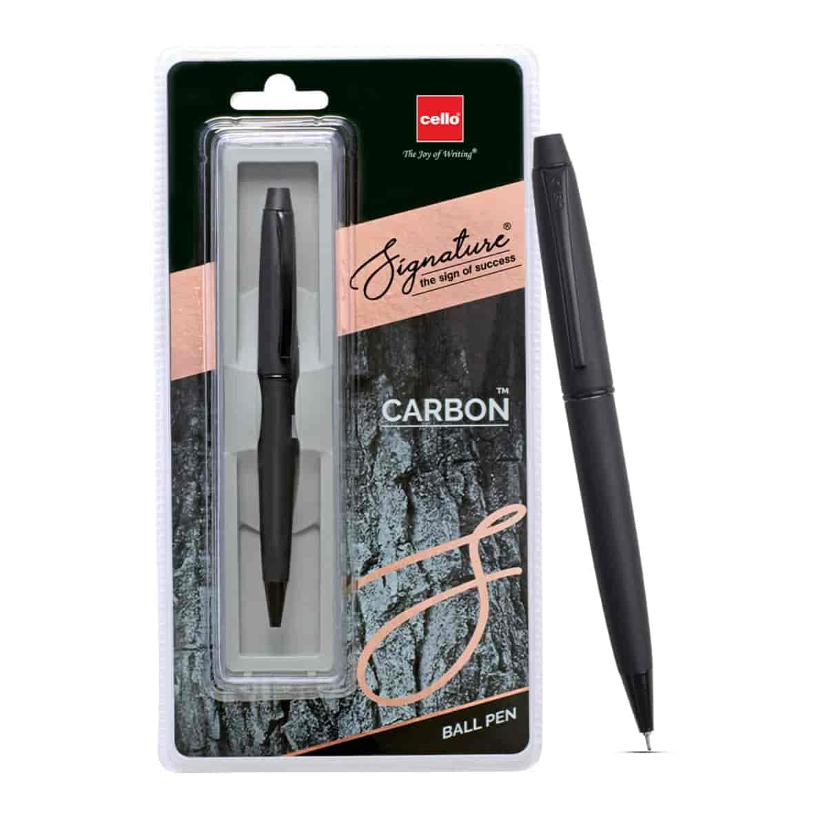 Cello Signature Carbon Ball Pen Blue