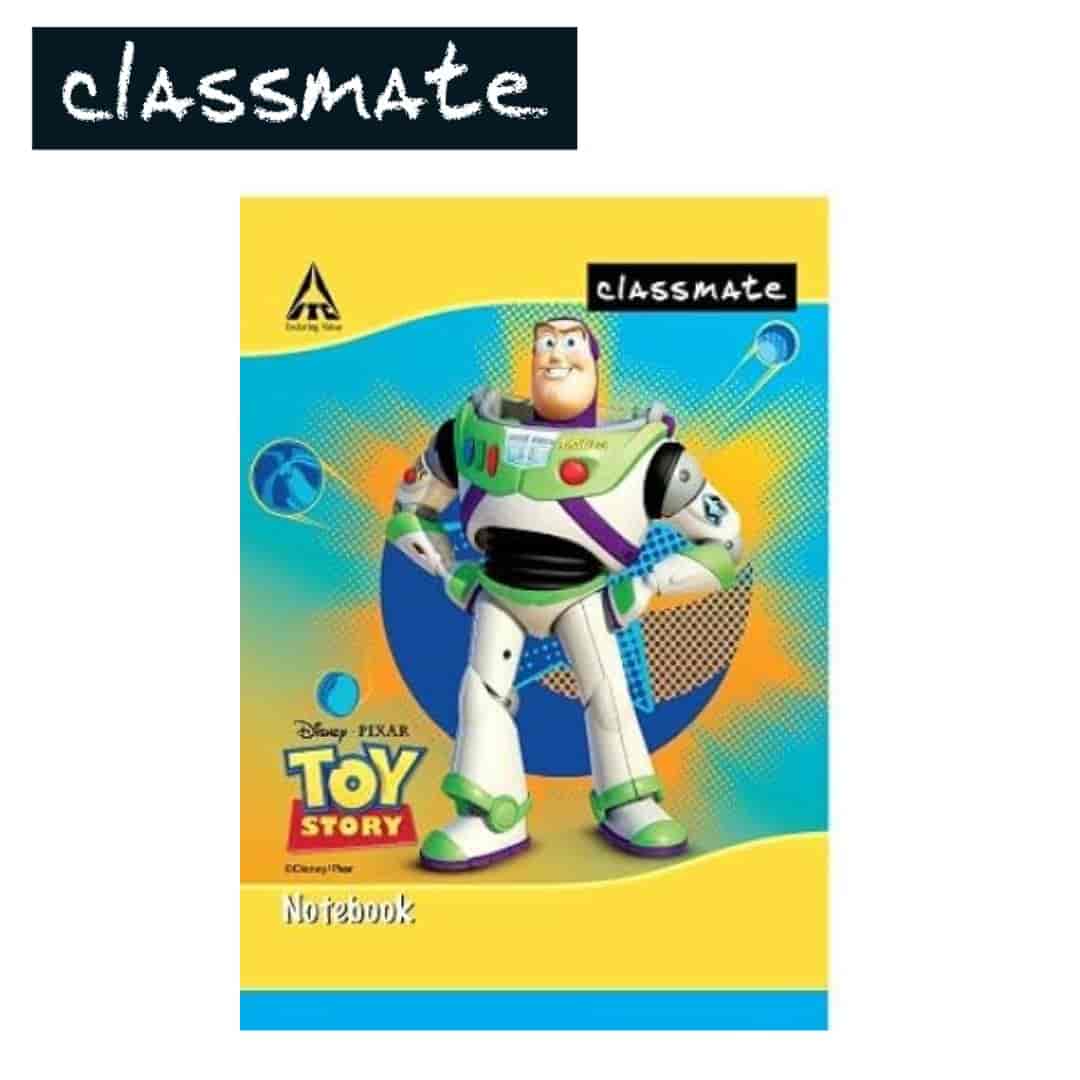 Classmate Soft Bounded Single Line Note Book 92Pg (240X180mm)