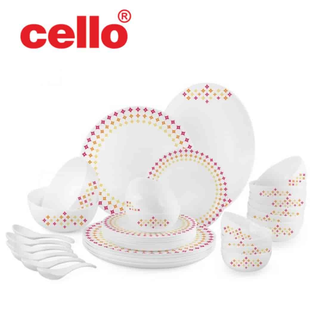 Elegant Touch: Cello Royale Ds 33 Pcs Dinner Set (Sparkling Star)