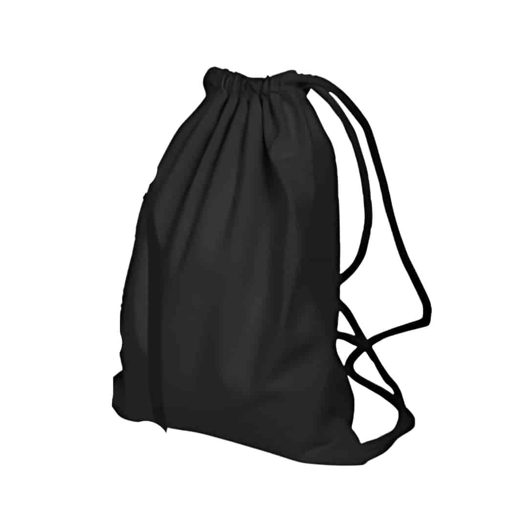 Draw String Black Bag