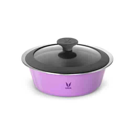 Vaya Hautecase Serveware HC 1500 Glass Lid- Iris Purple