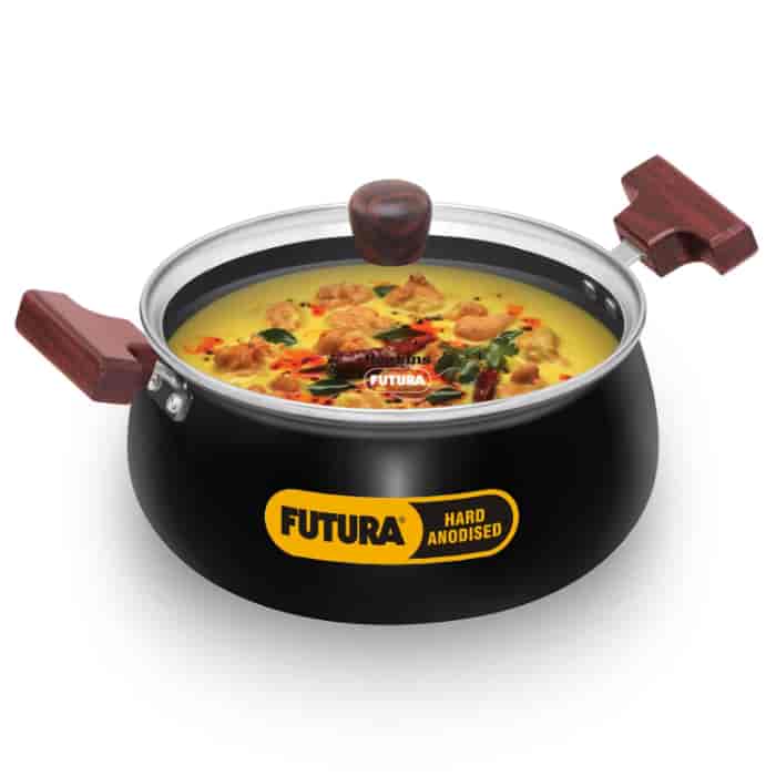 Hawkins Futura 3 Litre Cook n Serve Induction Handi With Glass Lid