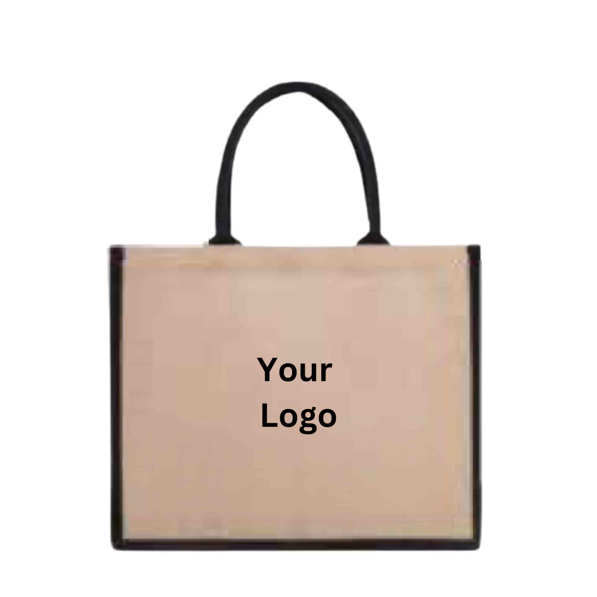 Black & Natural Jute Bags Medium