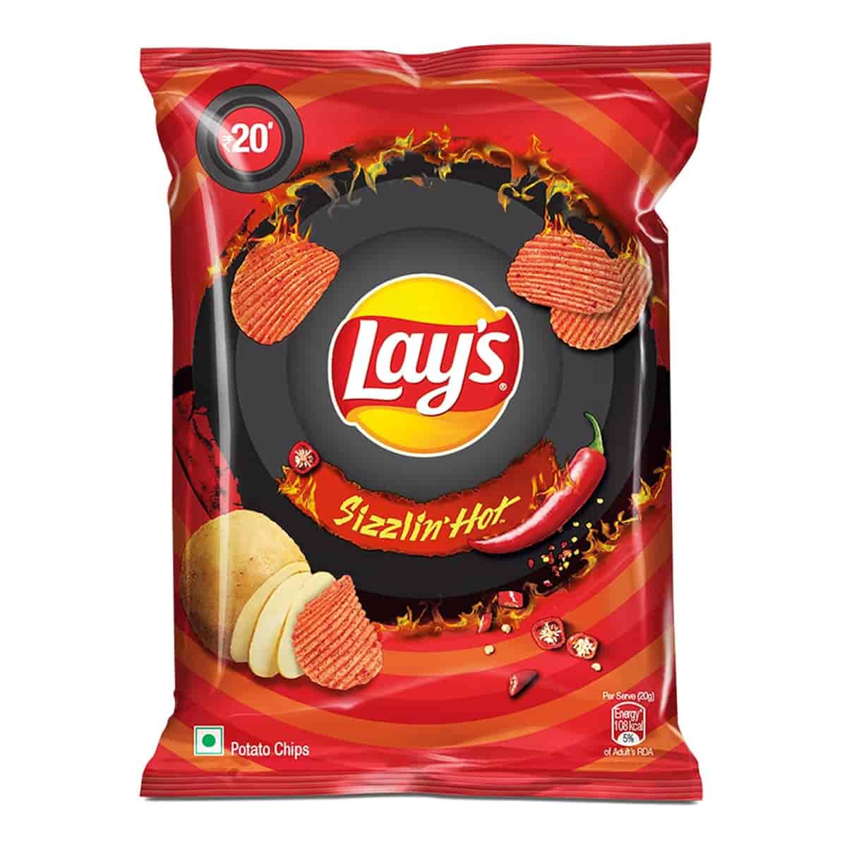 Lays Sizzlin Hot Chips 48g
