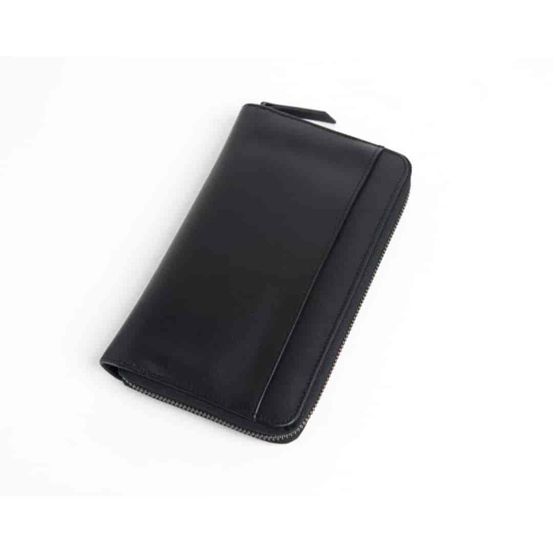 Leather Chef HUSTLE Ladies Clutch Black
