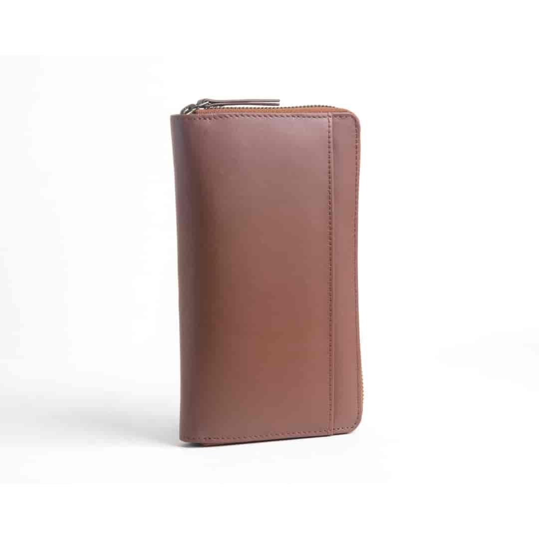 Leather Chef HUSTLE Ladies Clutch Tan