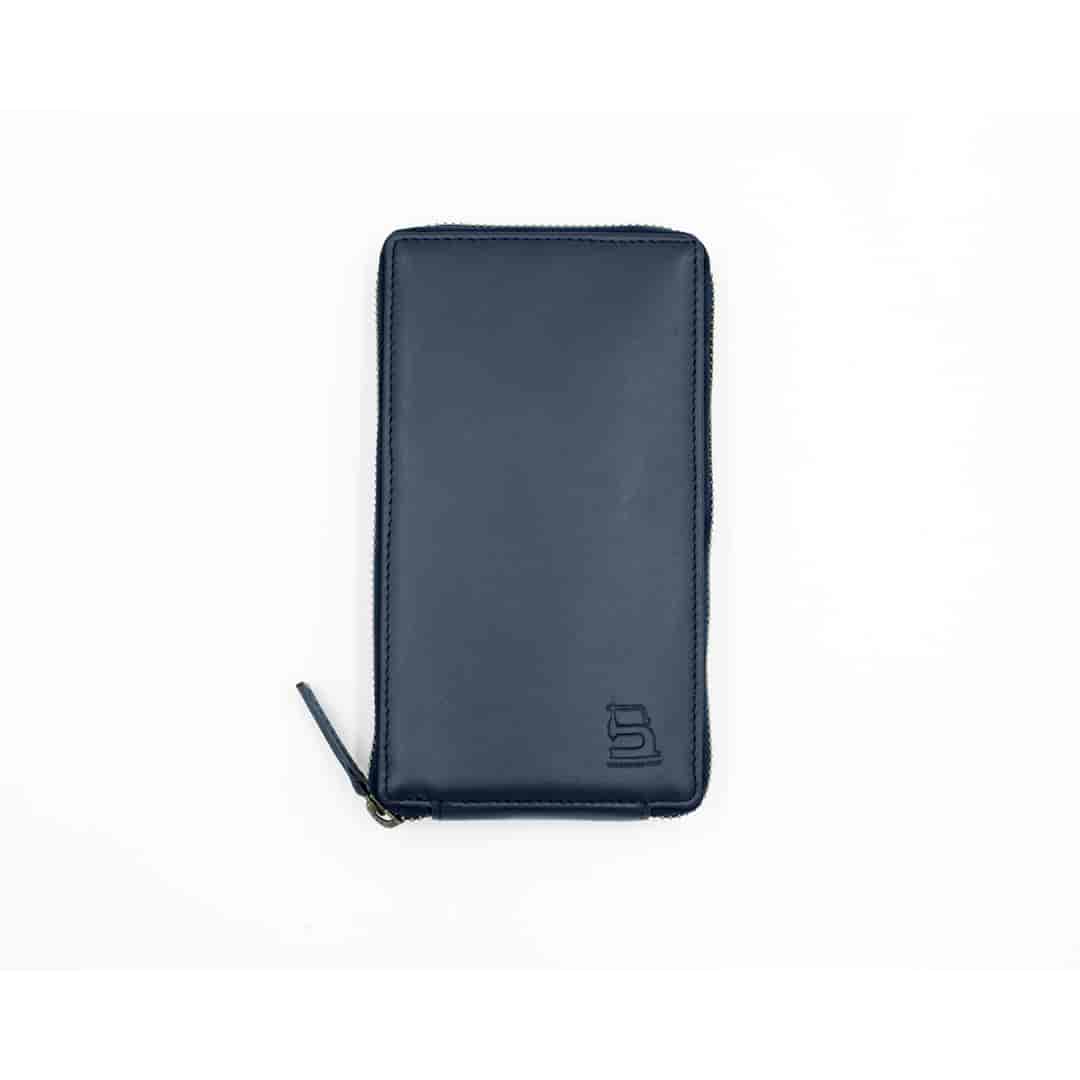 Leather Chef MOD Wallet Midnight Blue