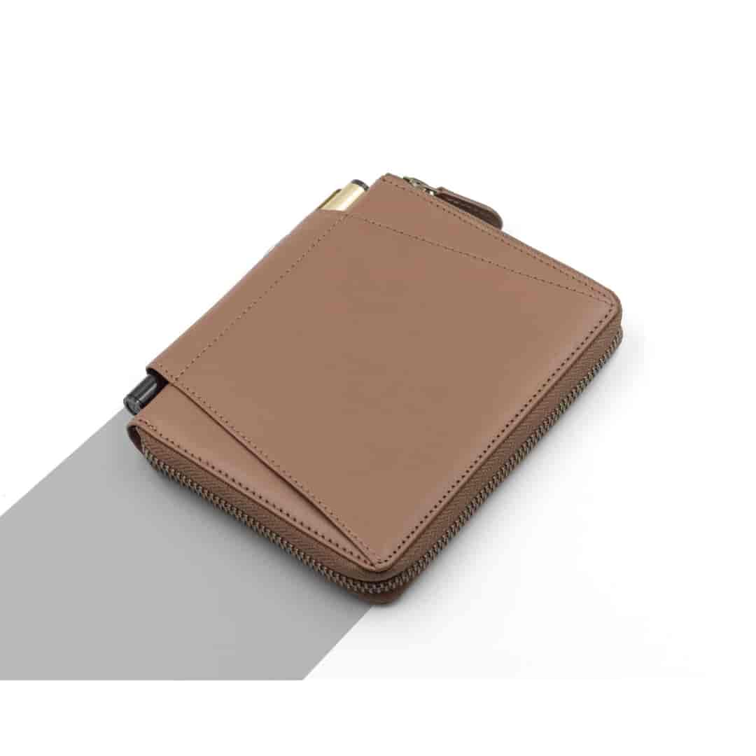 Leather Chef Travel Wallet Tan