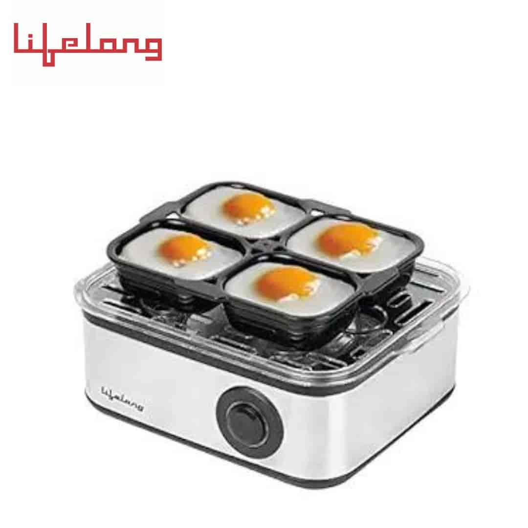 Lifelong 2-in1 Egg Boiler and Poacher 500-Watt (Black)