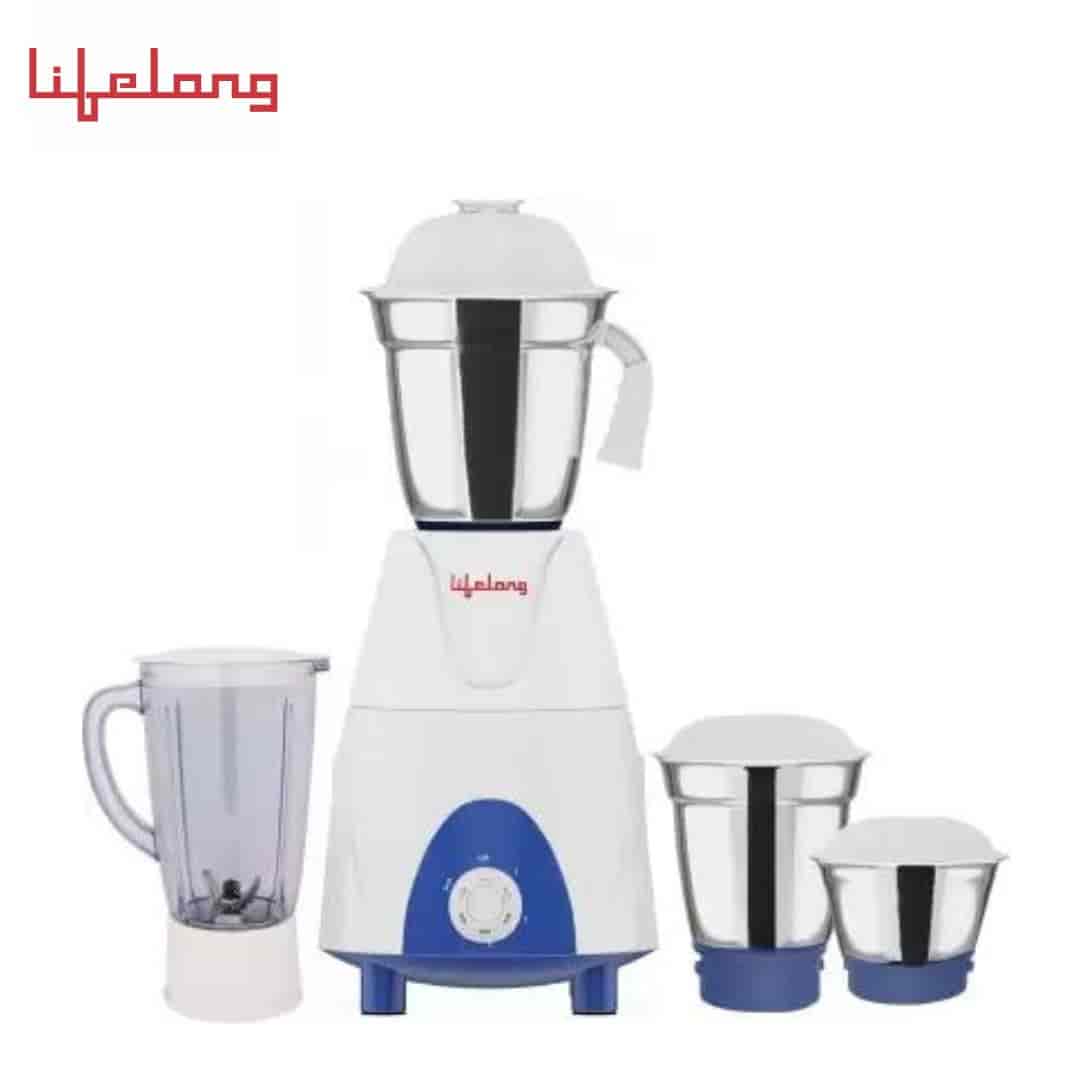 Lifelong LLMG804 800 Mixer Grinder (4 Jars, Blue)