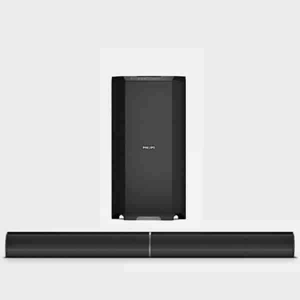 Philips Convertible 2.1 Sound Bar Black