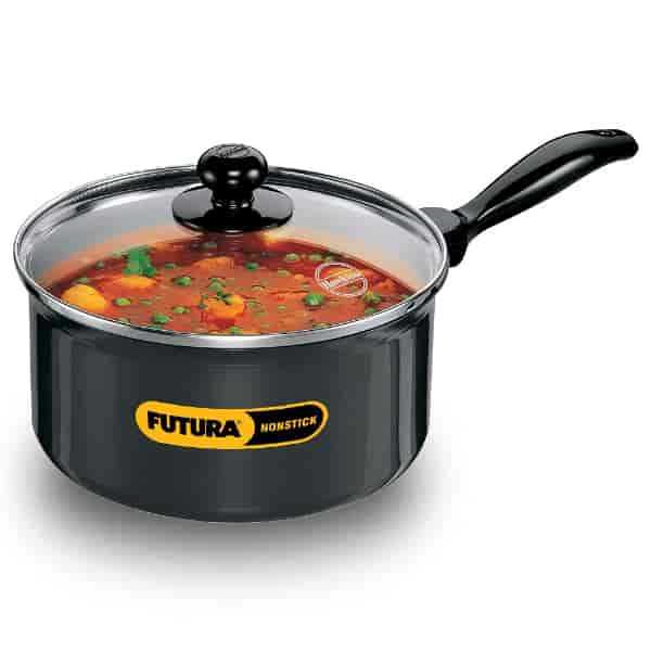 Hawkins Futura 3L Nonstick Saucepan Glass Lid