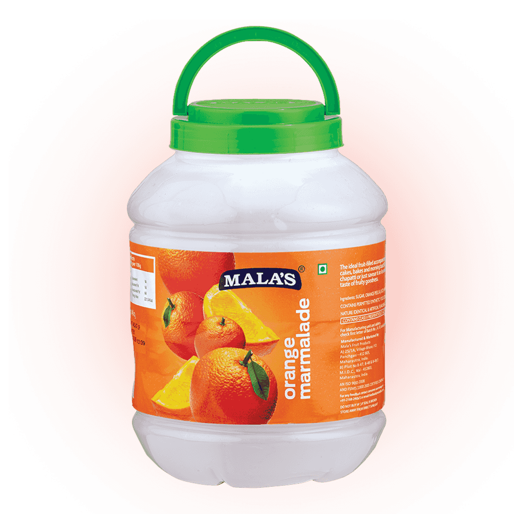 Mala's Orange Jam 4kg Pet Jar