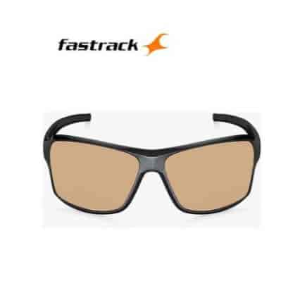 Fastrack Oval Sunglasses (Black Frame)