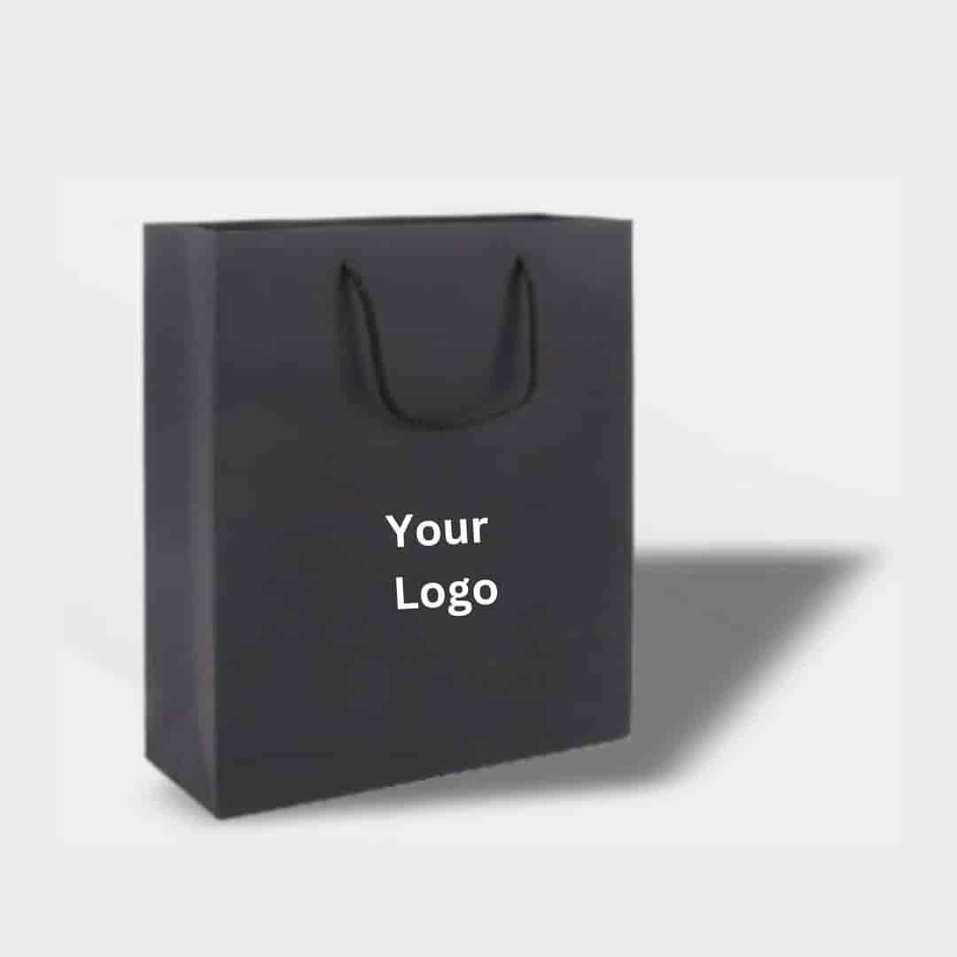 Black Paper Bags Medium