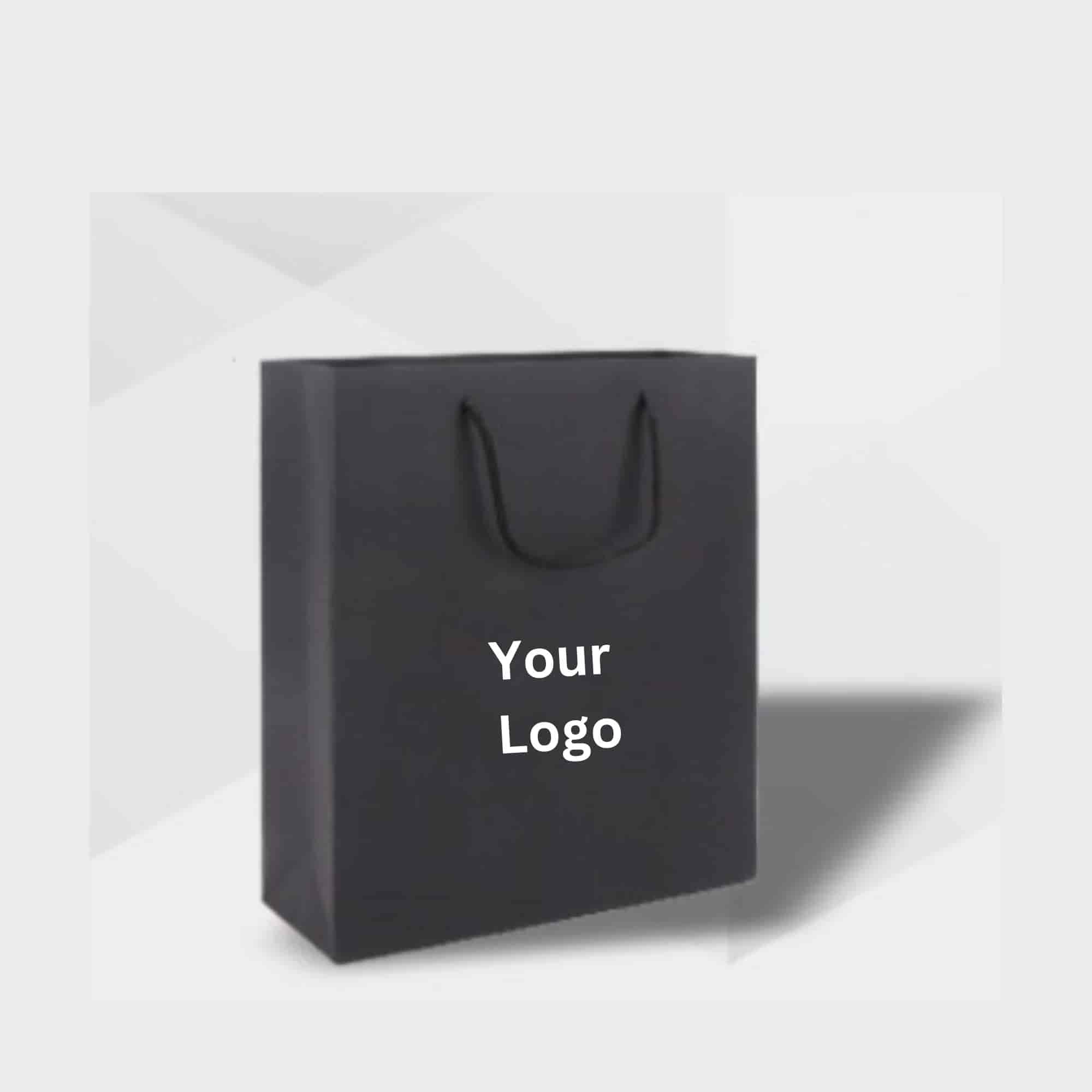 Black Paper Bags Small