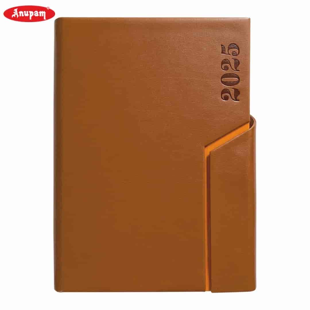 Anupam Peak Diary 2025 (80 GSM) A5 Tan