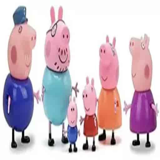 Peppa Pig Happy Family 6Pc Set For Kids