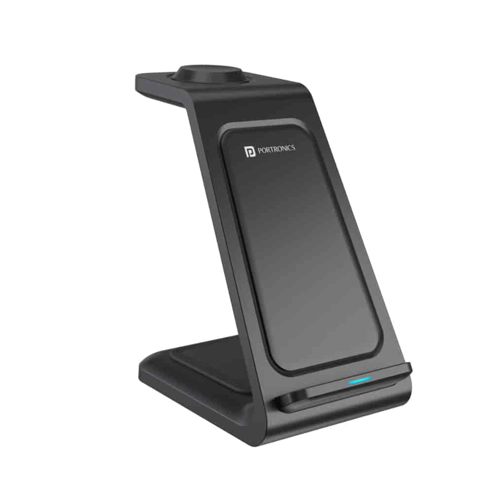 PORTRONICS FREEDOM 33 3-IN-2 DESKTOP WIRELESS CHARGER