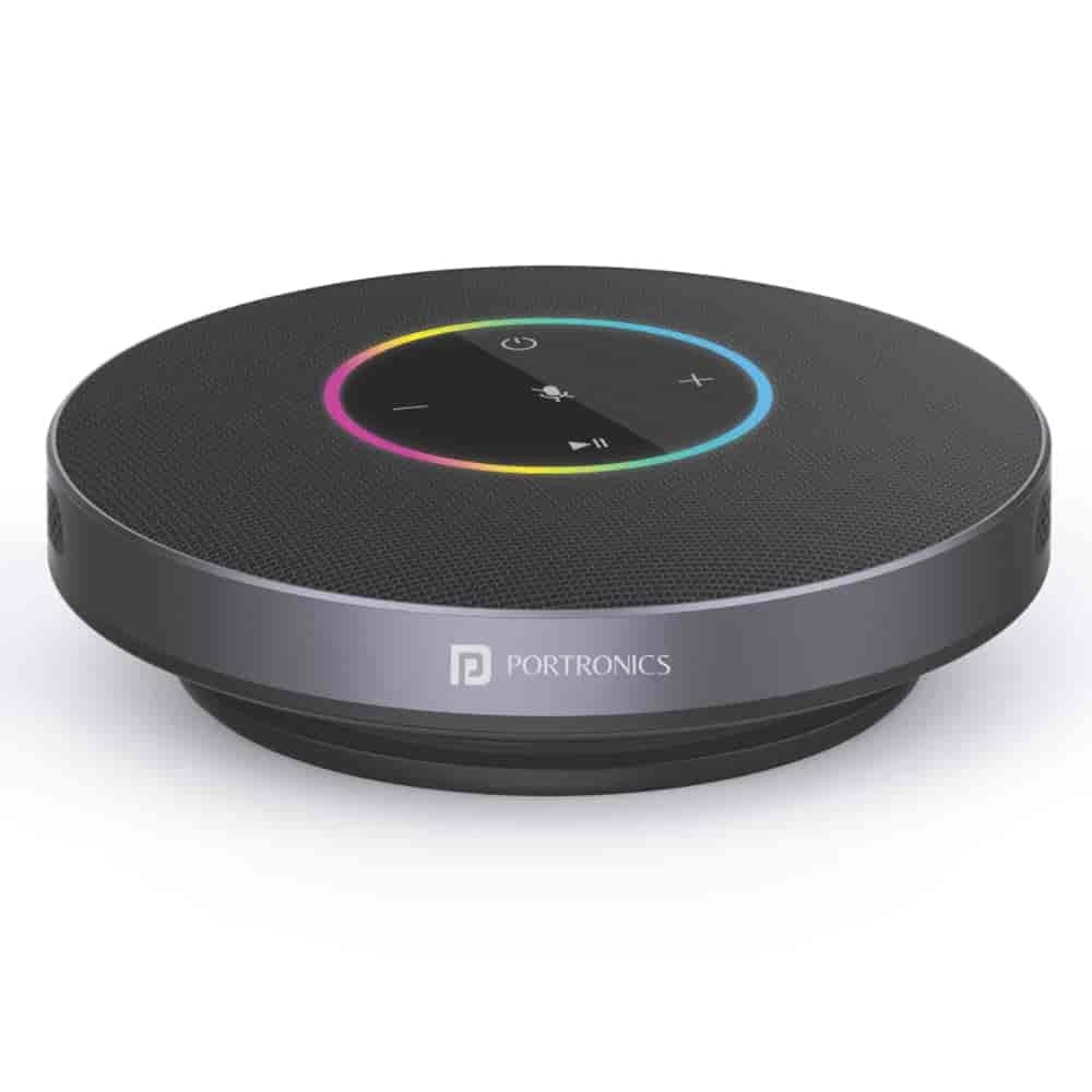PORTRONICS TALK TWO CONFERENCE SPEAKER ECHO CANCELLATION & NOISE REDUCTION