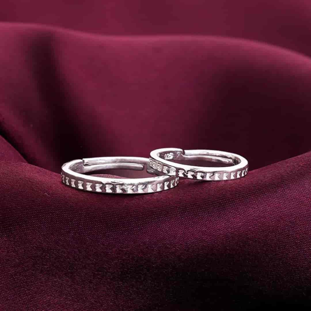 Silver Timeless Couple Bands