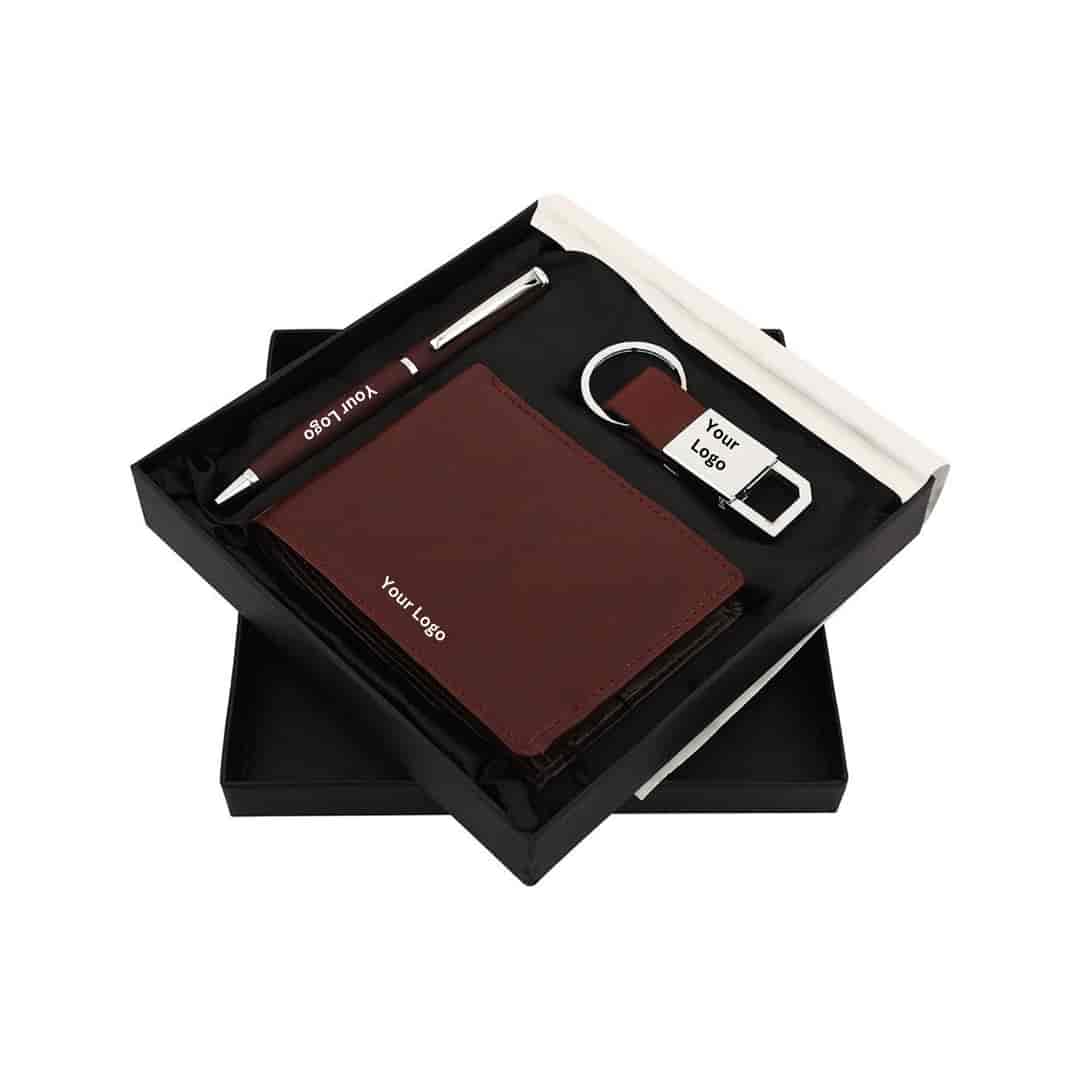 Stylish Pen, Keychain & Wallet Set
