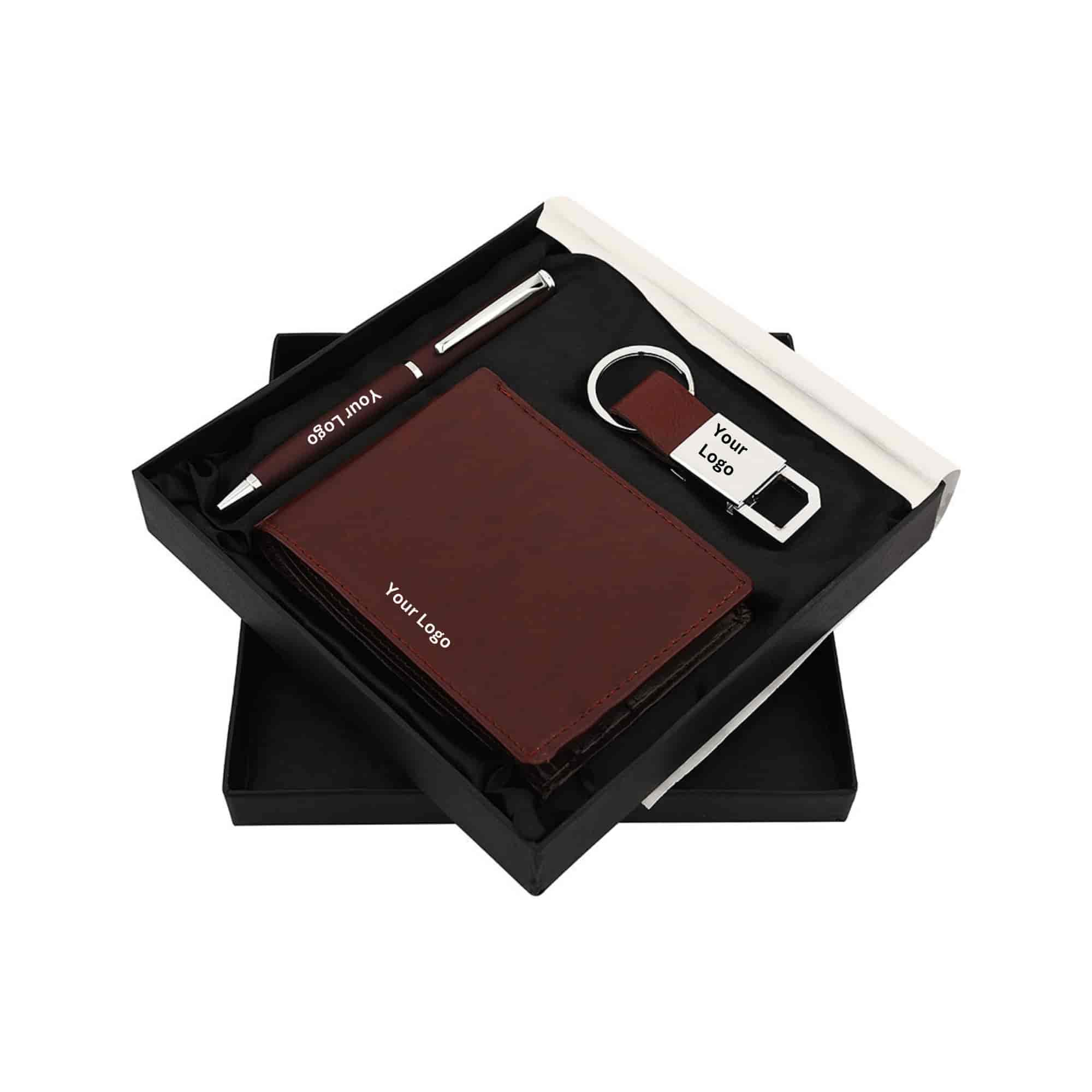 Stylish Pen, Keychain & Wallet Set
