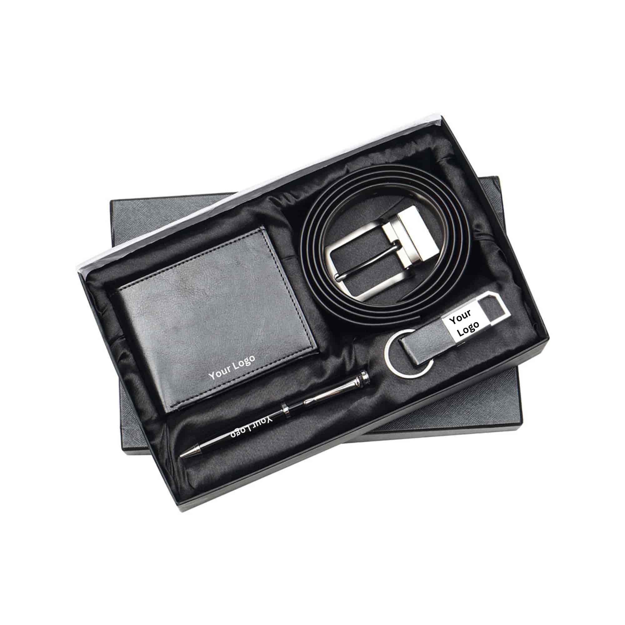 Complete Wallet, Belt, Pen & Keychain Set