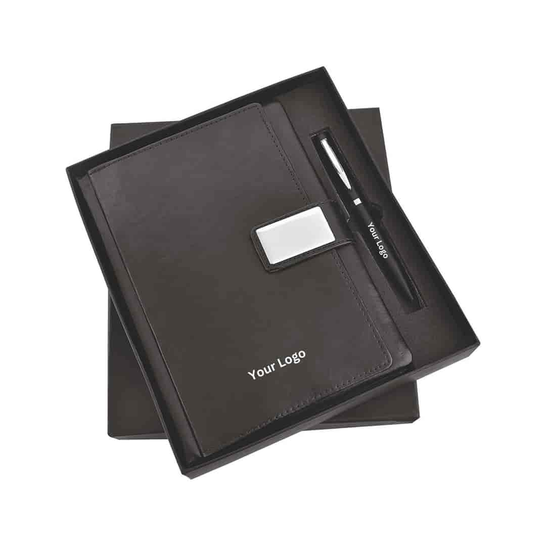 Black Mars Pen & Diary Set