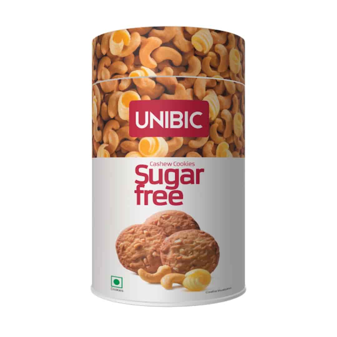 Unibic Cashew Sugar-Free Cookies | Sugar-Free Cashew Delight 210 Grams