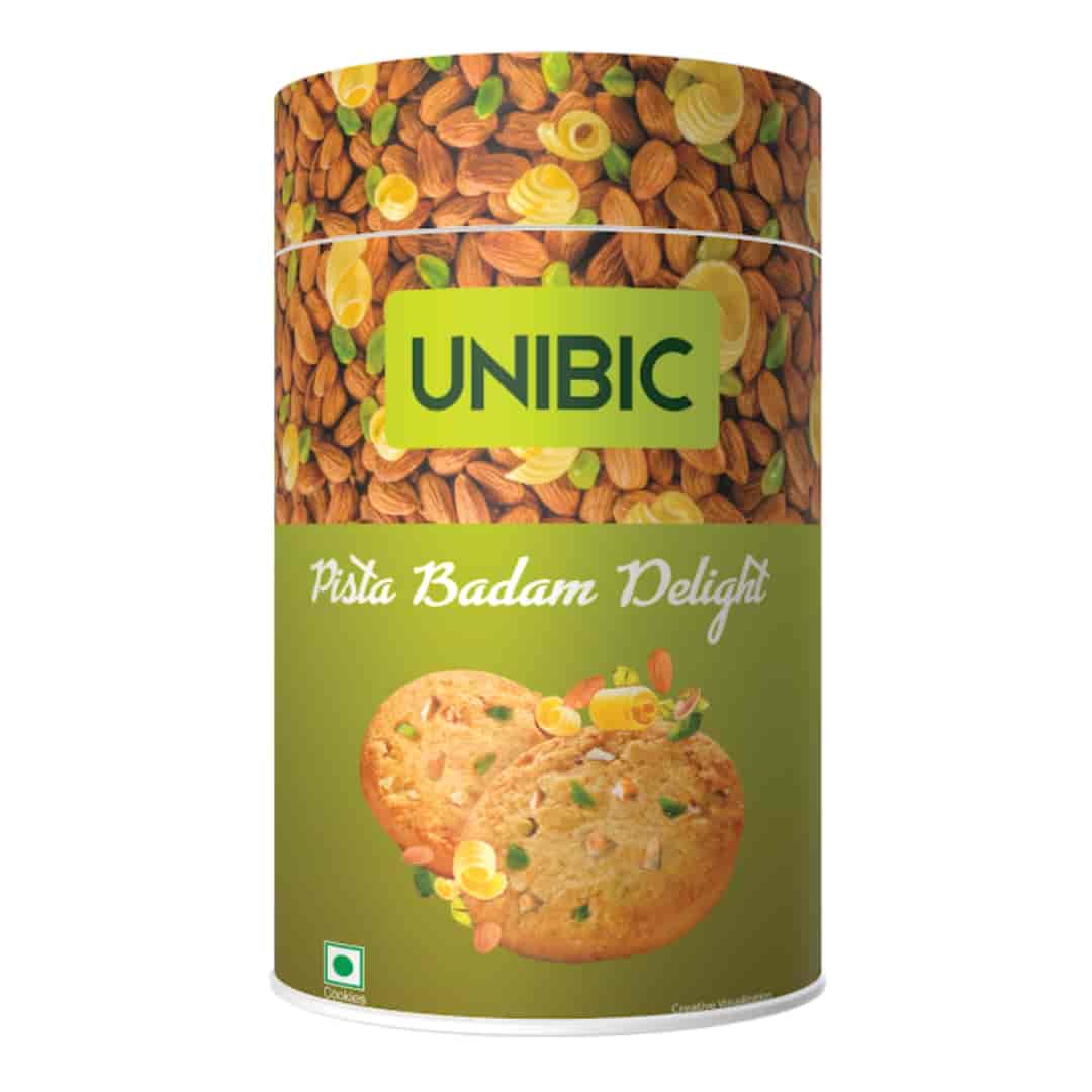 Unibic Pista Badam Cookies | Almond & Pistachio Cookies 210 Grams