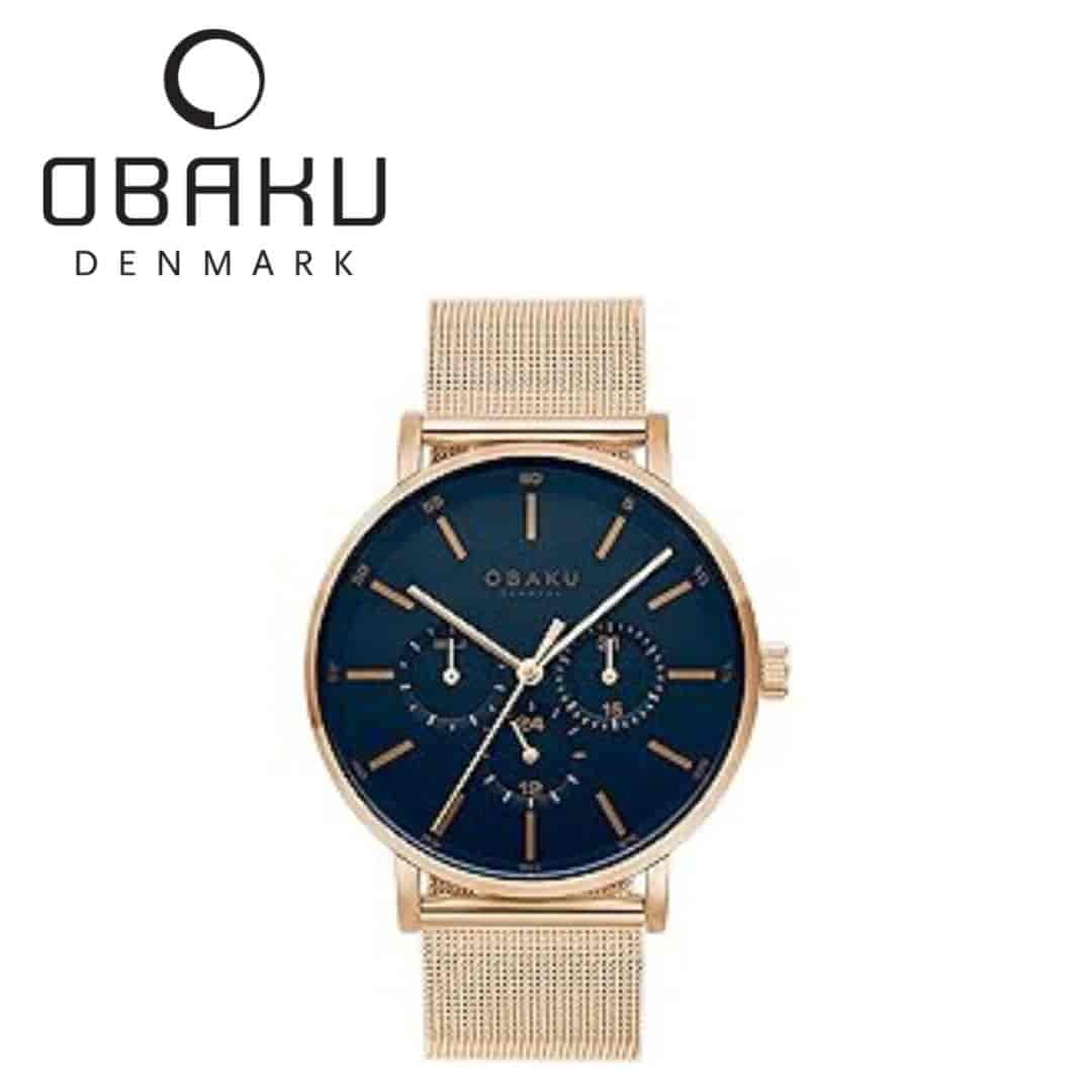 Obaku Ege Azure Men Watch - V246GMVLMV