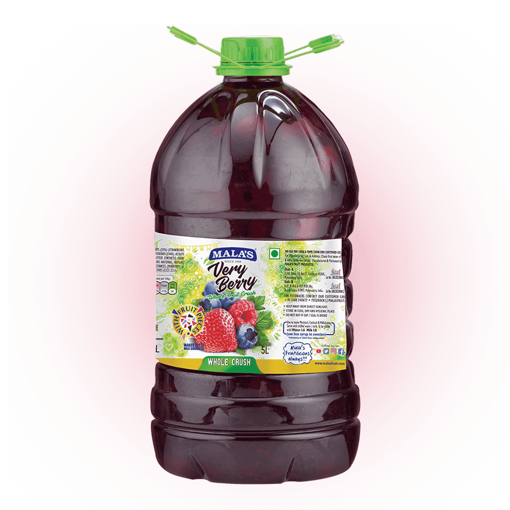 Mala's Verry Berry Whole Crush 5 LTR Pet Bottle