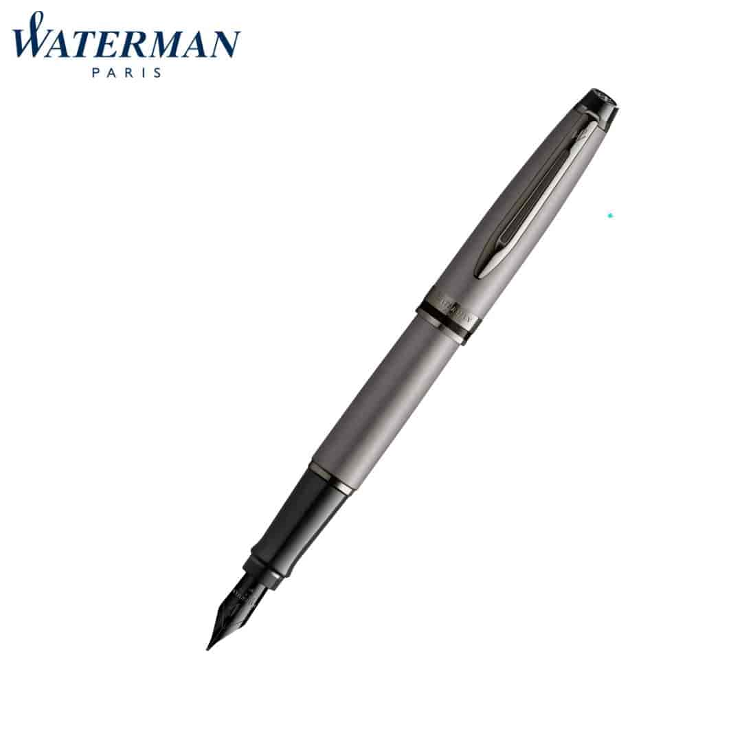Waterman Expert Metallic Sr Trim Fountain Medium Pen