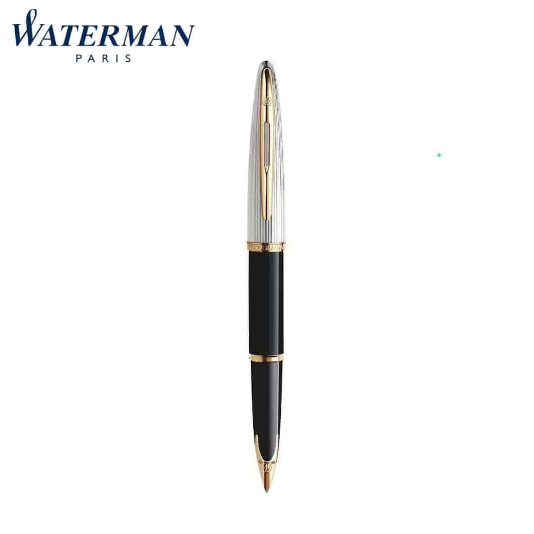 Waterman Carene Deluxe Black Gt Fountain Fine Pen