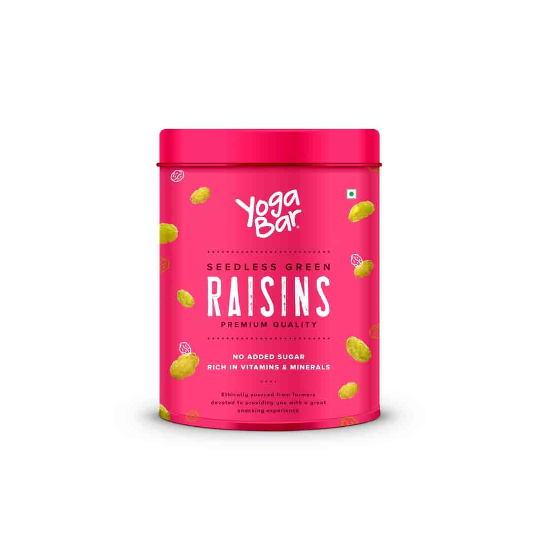 Seedless Afghani Green Raisins in Tin Jars - 100g