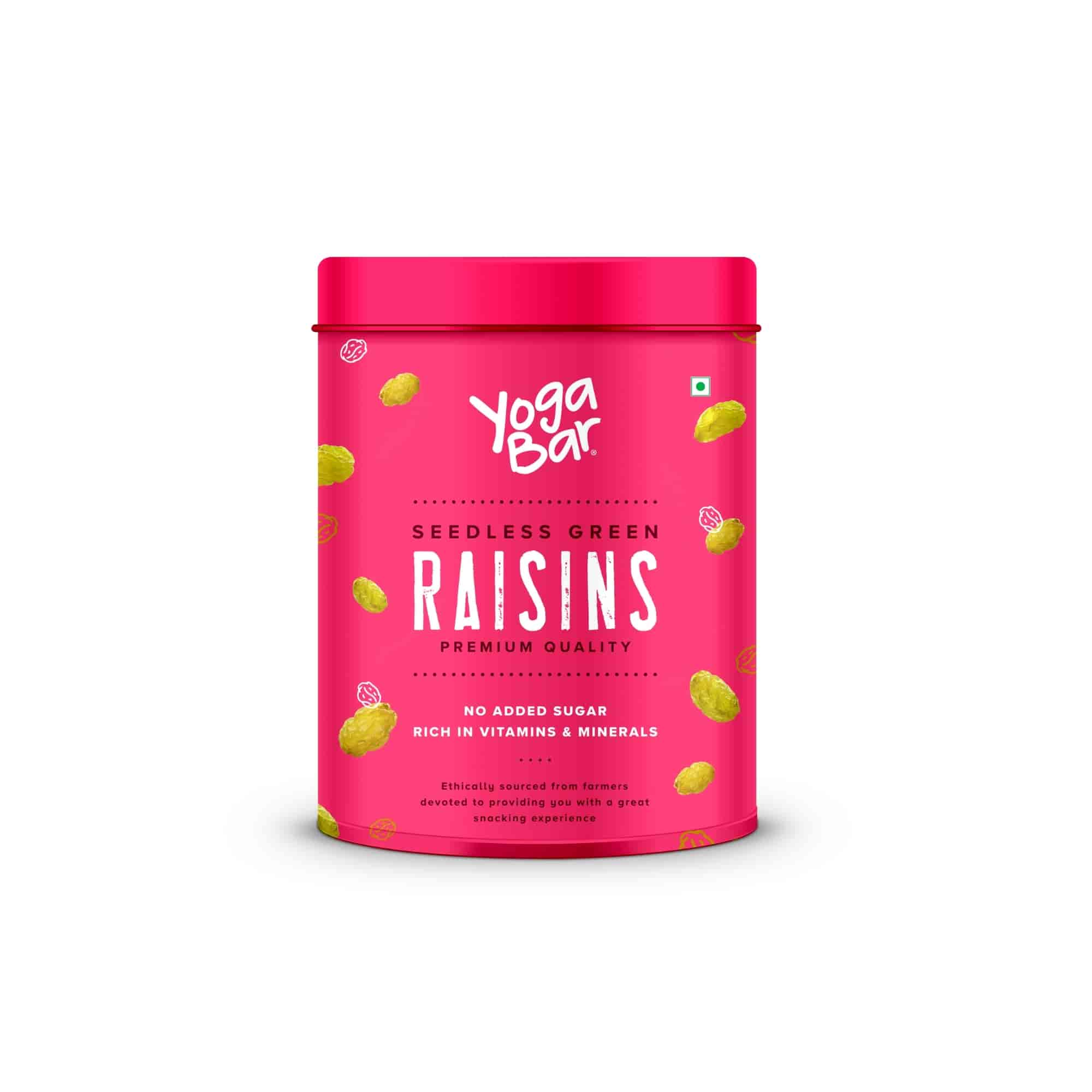 Seedless Afghani Green Raisins in Tin Jars - 100g