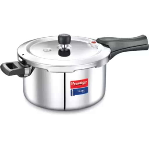 Prestige 20703 Svachh Triply Outer Lid Pressure Cooker 5 Ltr