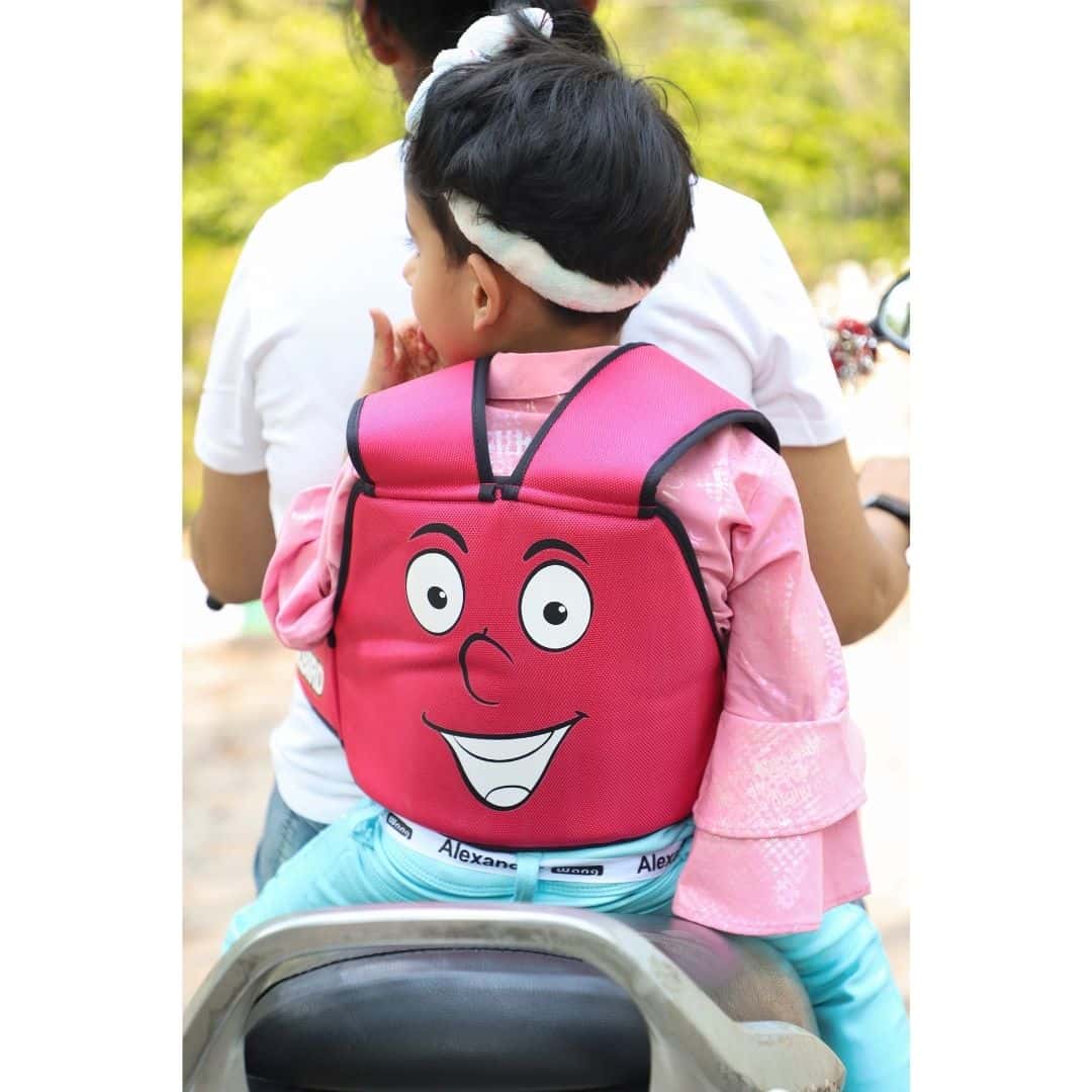 Steelbird Baby Safety Belt- CF- Pink