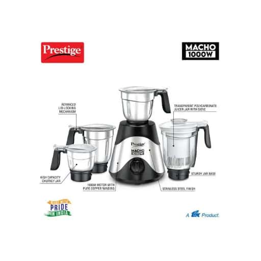 Prestige 42524 Macho 1000 W Mixer Grinder