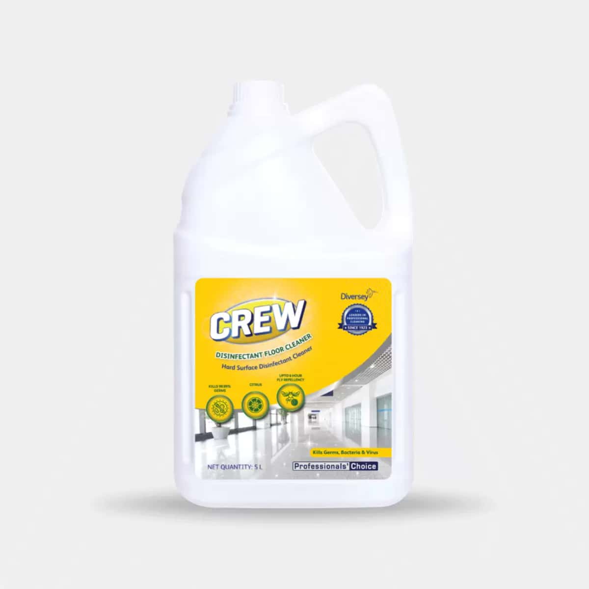 Diversey Prosumer Crew Disinfectant Floor Cleaner Citrus 5L
