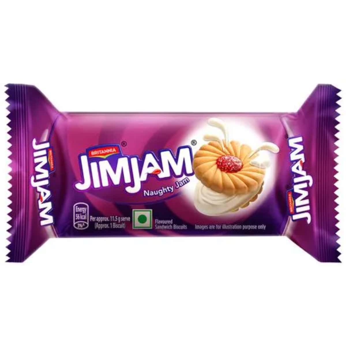 Britannia Jimjam Cream Biscuits 57 g