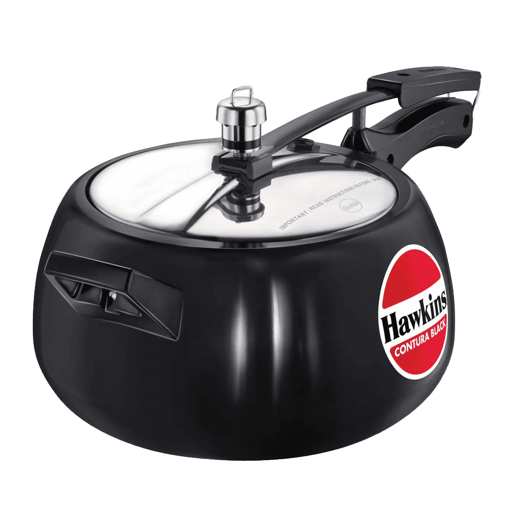 Hawkins Contura Blk 5 Ltr Pressure Cooker