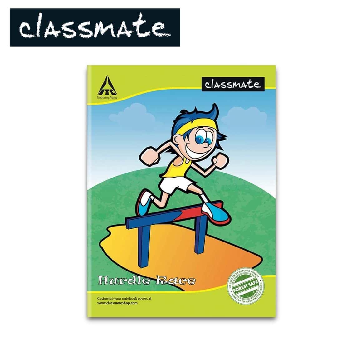 Classmate Hard Bounded Unruled Note Book 172Pg (240X180mm)