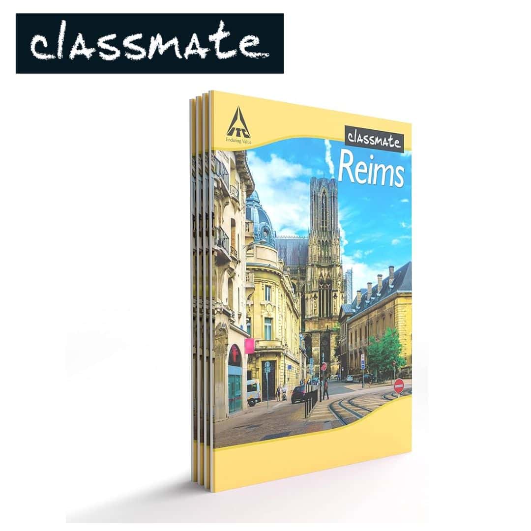 Classmate Hard Bounded Single Line Note Book 120Pg (190X155mm)