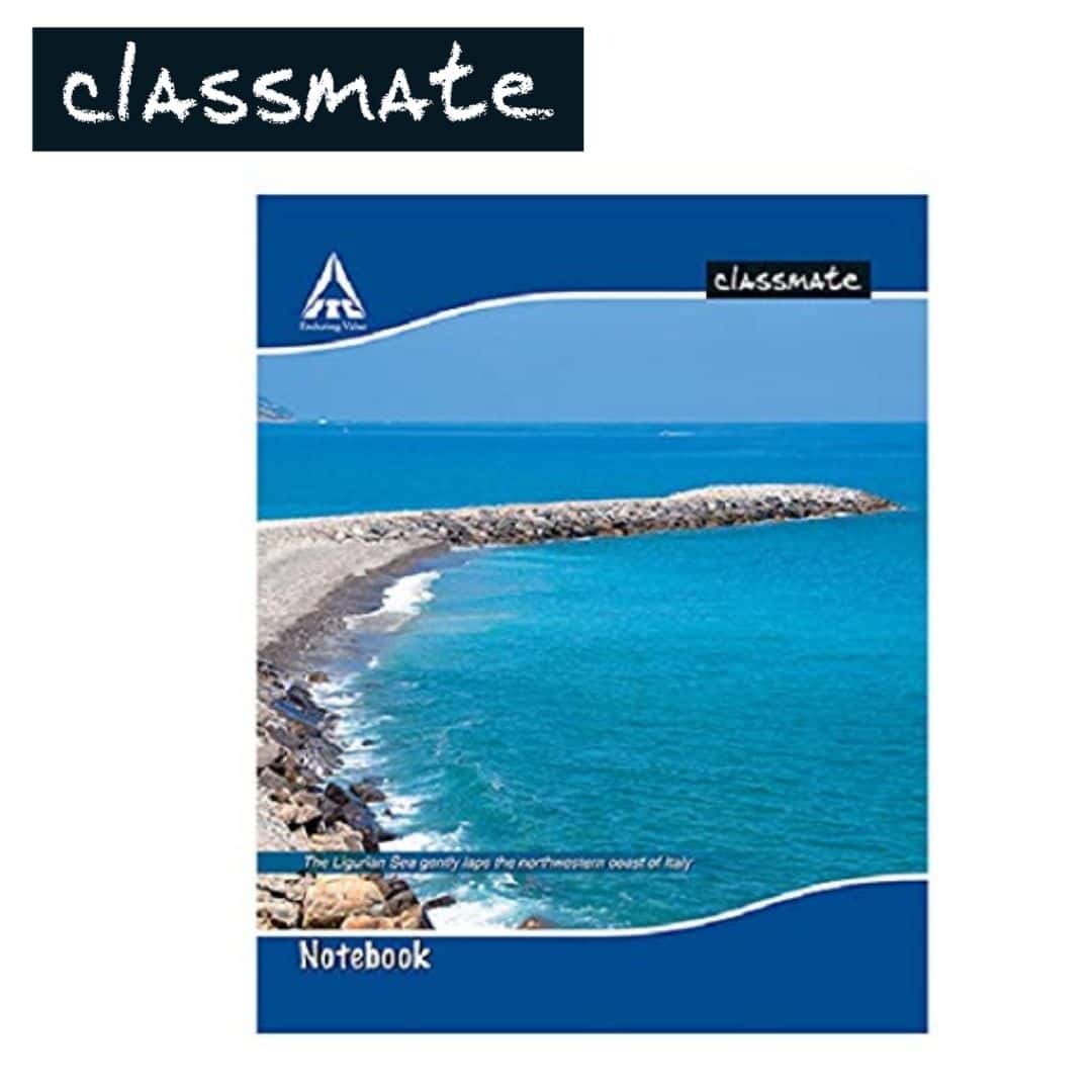 Classmate Hard Bounded Single Line Note Book 192Pg (210X170mm)
