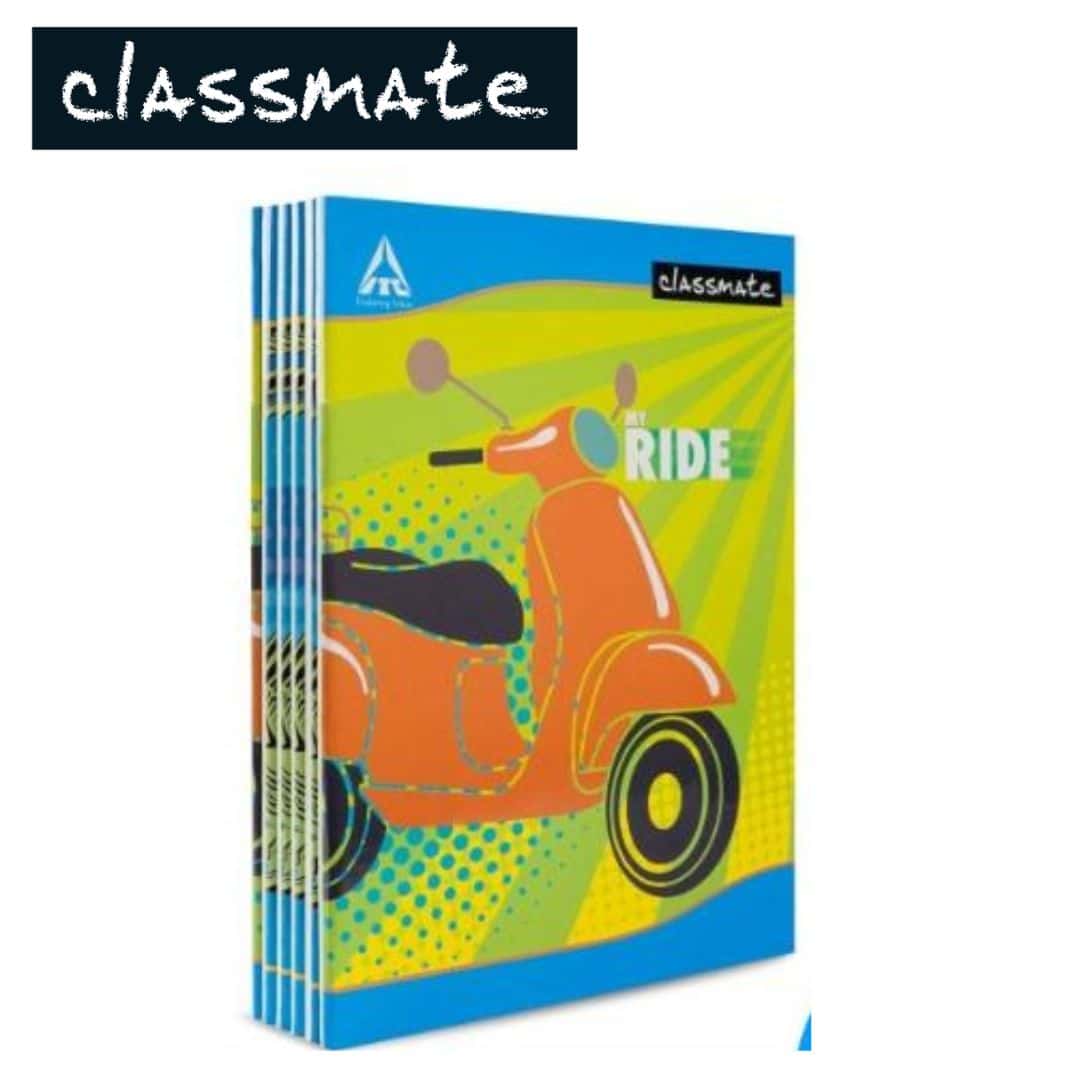 Classmate Hard Bounded Single Line Note Book 236Pg (190X155mm)